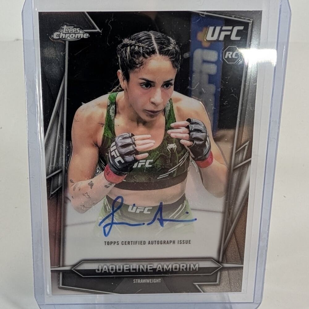 2026 Topps Chrome UFC Jaqueline Amorim Autograph RC Rookie #BAV-JA Auto Rookie